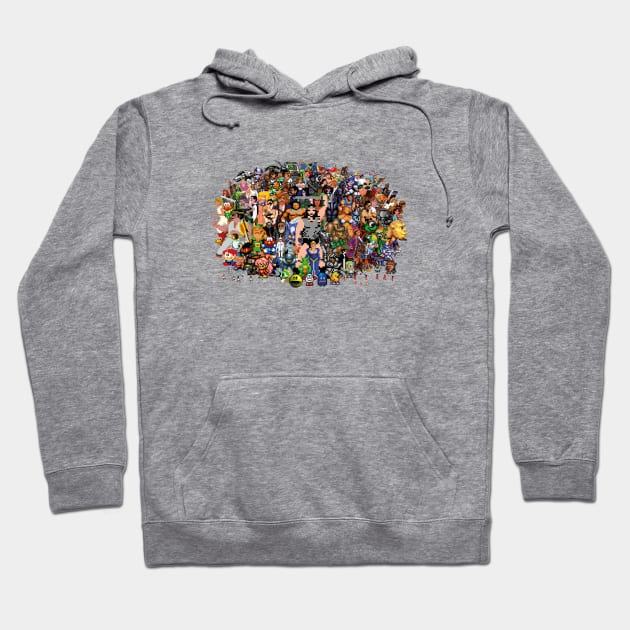 Amiga Characters Hoodie by Chairboy